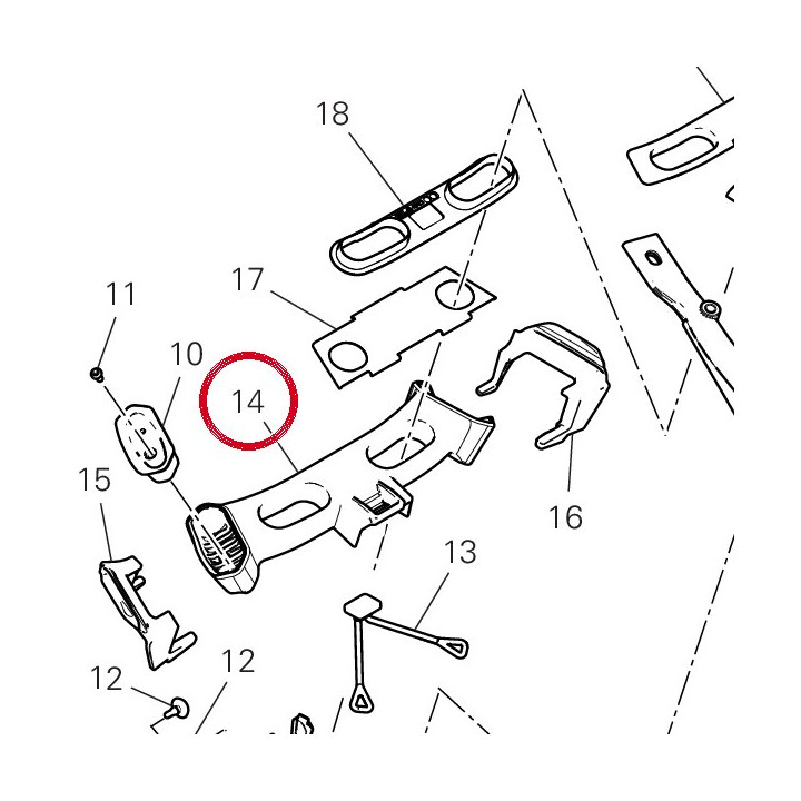 Support valises flottantes — réf. 8291S191A | Ducati Store