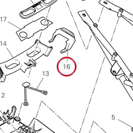 Caoutchouc gauche 76417861A — réf. 76417861A | Ducati Store