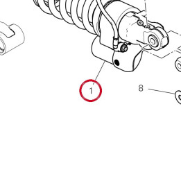 Amortisseur arrière — réf. 36522683A | Ducati Store