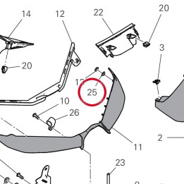 Entretoise 71616191AA — réf. 71616191AA | Ducati Store