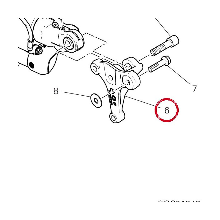 Support amortisseur — réf. 8291S071AA | Ducati Store