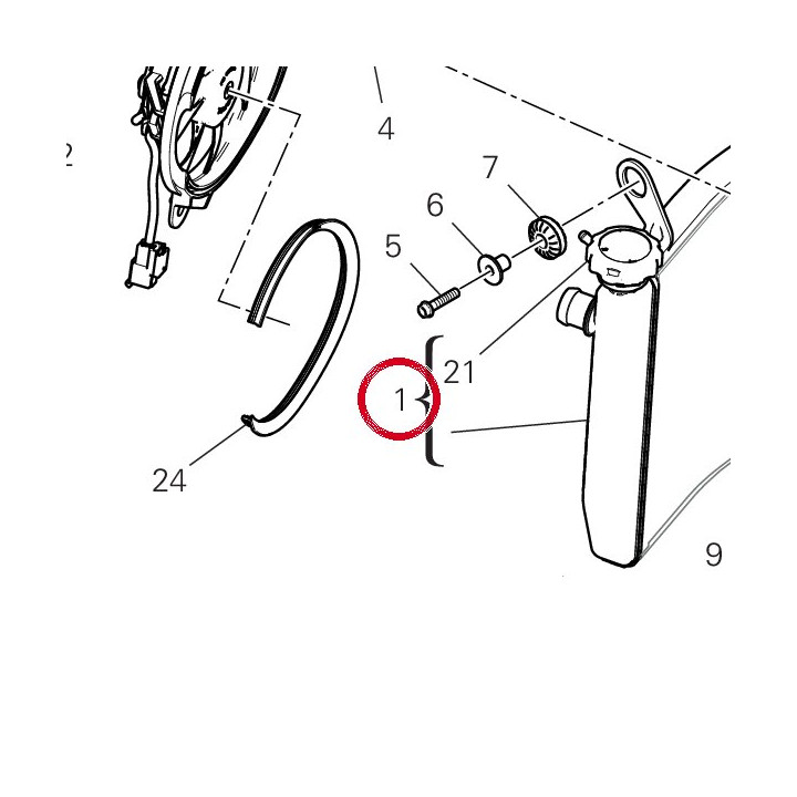 Radiateur D'Eau 54841272B — réf. 54841272B | Ducati Store