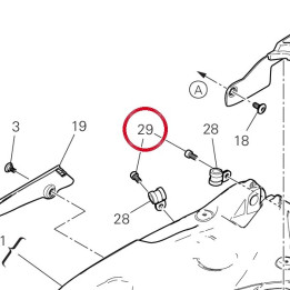Vis tcei M6X12 77150638B — réf. 77150638B | Ducati Store