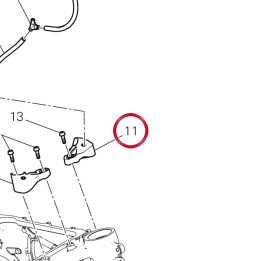 Support gauche 8291L071A — réf. 8291L071A | Ducati Store