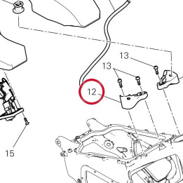 Support droit 8291L081A — réf. 8291L081A | Ducati Store