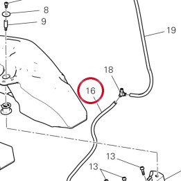 Tuyau 93513181A — réf. 93513181A | Ducati Store