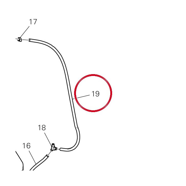 Tuyau drainage 93513201A — réf. 93513201A | Ducati Store