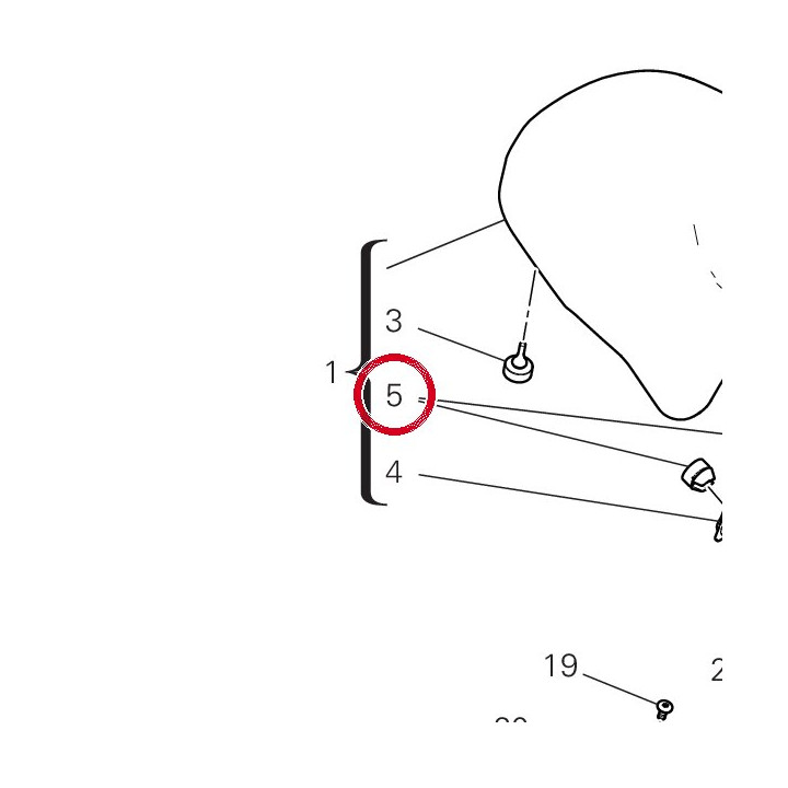 Tampon 86614241A — réf. 86614241A | Ducati Store