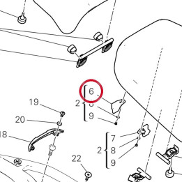 Pivot droit 59517671A — réf. 59517671A | Ducati Store