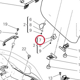 Pivot gauche 59517681A — réf. 59517681A | Ducati Store