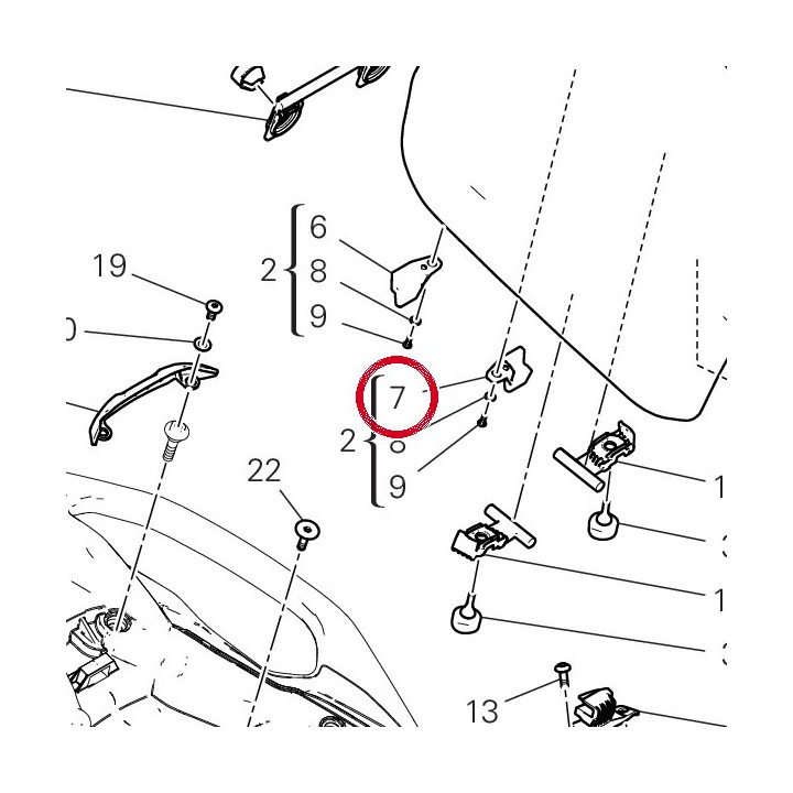 Pivot gauche 59517681A — réf. 59517681A | Ducati Store