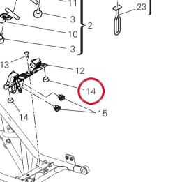 Tampon caoutchouc 86642741A — réf. 86642741A | Ducati Store