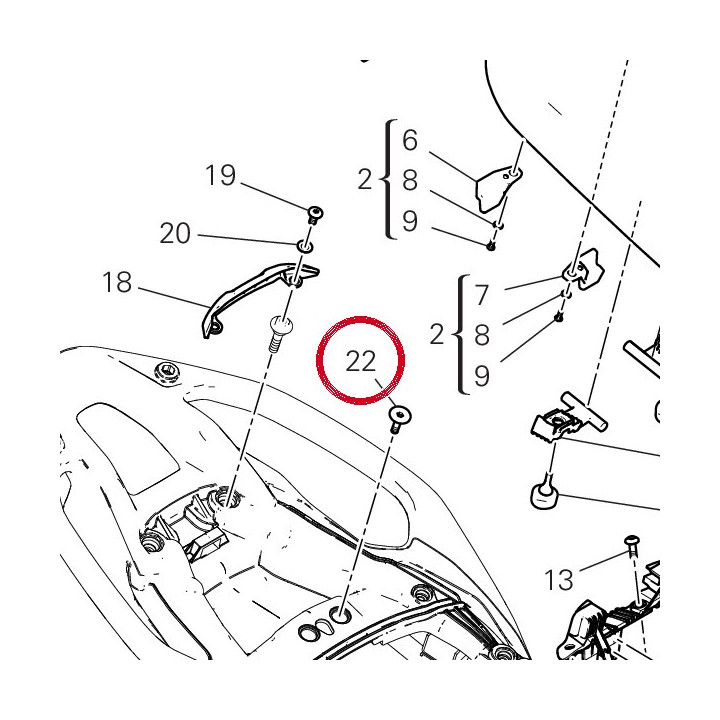 Vis special 77914982B — réf. 77914982B | Ducati Store