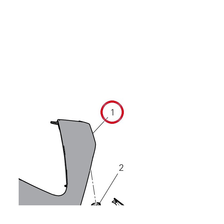 Capot avant 48114871BA — réf. 48114871BA | Ducati Store