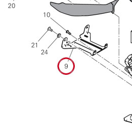 Equerre canalisation — réf. 8301R321AA | Ducati Store