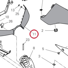 Conveyor upper cover — réf. 4801F131AA | Ducati Store