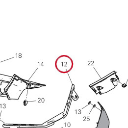 Support cache 4801E961A — réf. 4801E961A | Ducati Store