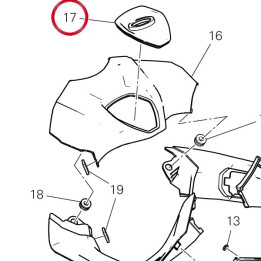 Cache 4801F122A — réf. 4801F122A | Ducati Store