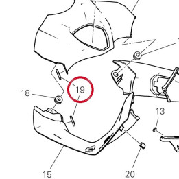 Dual lock 8501B151A — réf. 8501B151A | Ducati Store