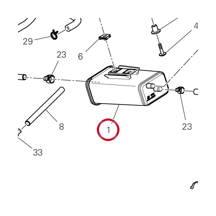 Canister 42610811A — réf. 42610811A | Ducati Store