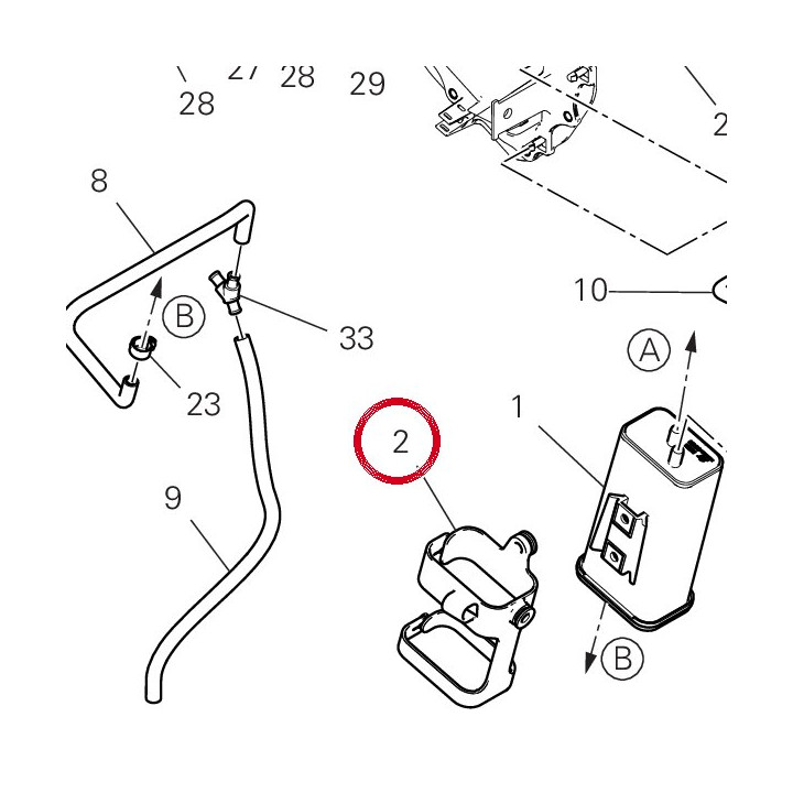 Tampon canister 86614161A — réf. 86614161A | Ducati Store