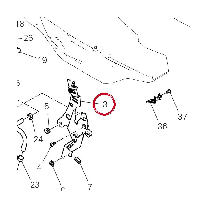 Bride 8301P362A — réf. 8301P362A | Ducati Store