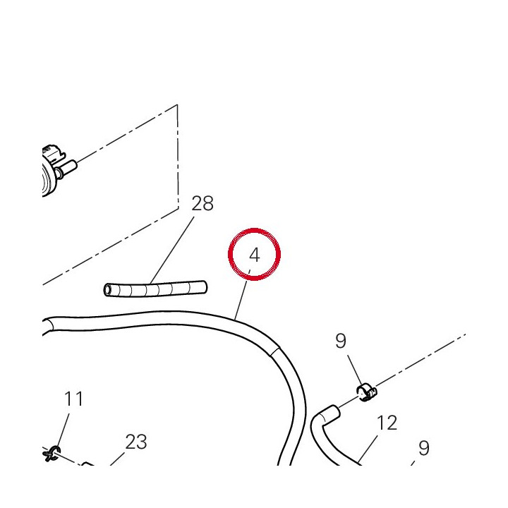 Tuyau 93511312A — réf. 93511312A | Ducati Store