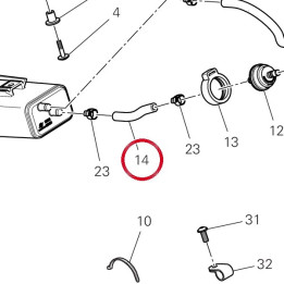 Tuyau soupape 93512781A — réf. 93512781A | Ducati Store