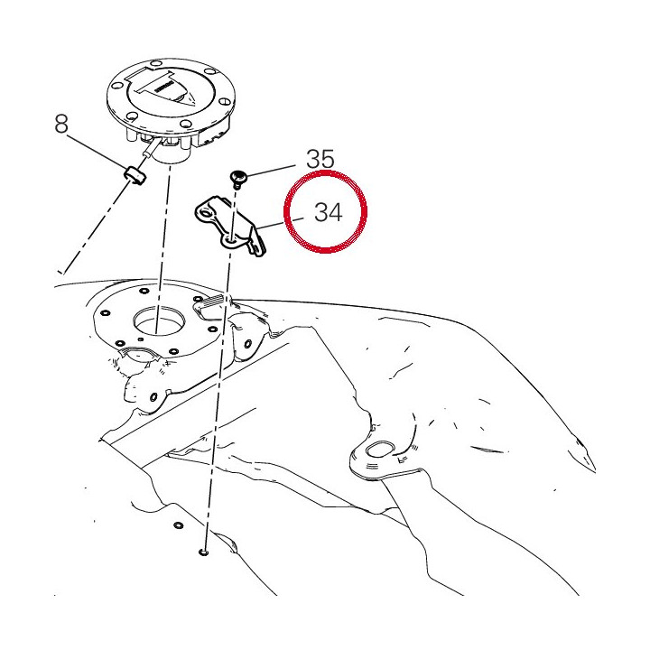 Passe-Tube 75812531A — réf. 75812531A | Ducati Store
