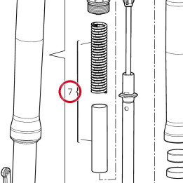 Kit ressort fourche droite — réf. 34923801A | Ducati Store