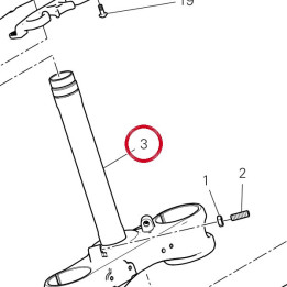 Base di sterzo 34221411AA — réf. 34221411AA | Ducati Store