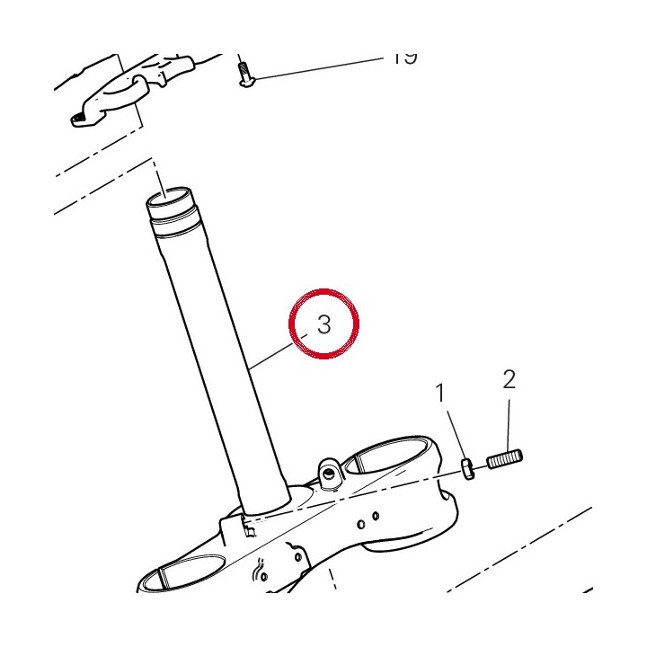 Base di sterzo 34221411AA — réf. 34221411AA | Ducati Store