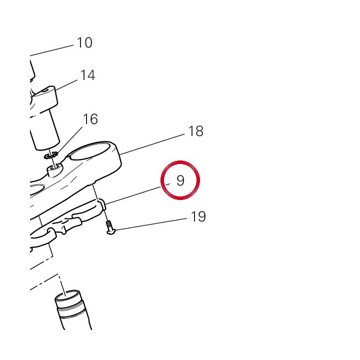 Passe-Cable 75812551A — réf. 75812551A | Ducati Store