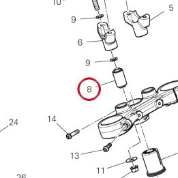 Antivibration 70011131A — réf. 70011131A | Ducati Store