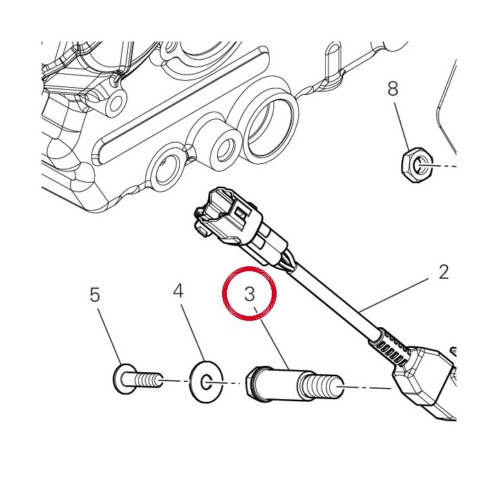 Pivot béquille lateral — réf. 82115951AA | Ducati Store