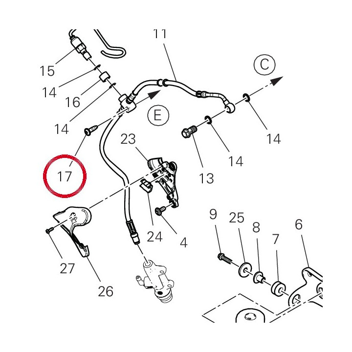 Vis tbeif M6X22 10,9 — réf. 77240453CA | Ducati Store