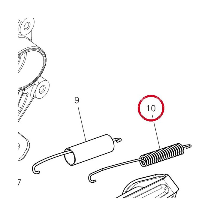 Ressort interne 7991B721AA — réf. 7991B721AA | Ducati Store
