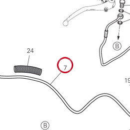 Durit Boitier-Etrier — réf. 61912231B | Ducati Store
