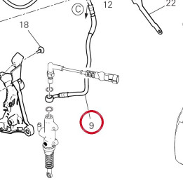 Durite maître cylindre — réf. 61912221B | Ducati Store
