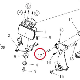 Tampon caoutchouc 86640051A — réf. 86640051A | Ducati Store