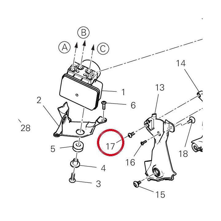 Tampon caoutchouc 86640051A — réf. 86640051A | Ducati Store