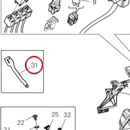 Equerre guide tuyau — réf. 8301P281AA | Ducati Store