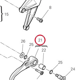 Levier de commande — réf. 45623782AA | Ducati Store