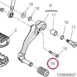 Couvre-Pedale 76510281A — réf. 76510281A | Ducati Store