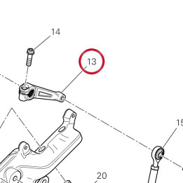 Levier commande cangement — réf. 45613791AA | Ducati Store