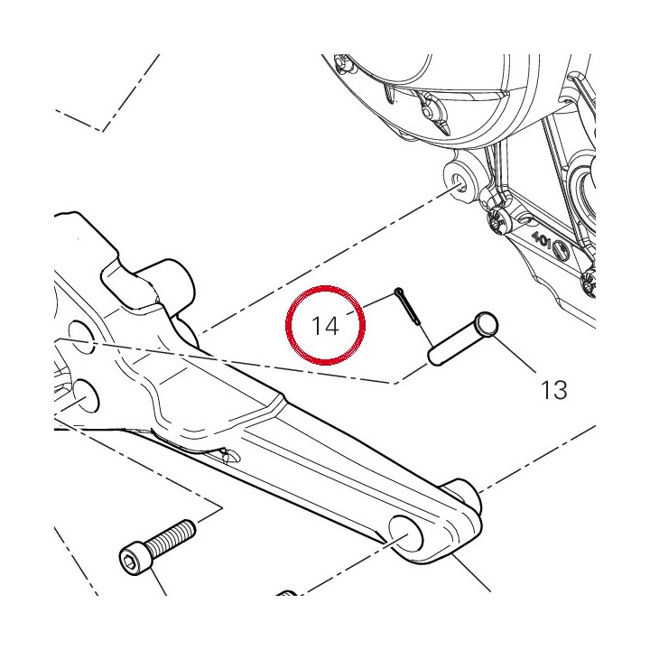 Goupille 68540011A — réf. 68540011A | Ducati Store
