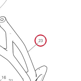Plaque G. arrière — réf. 8241A741AA | Ducati Store