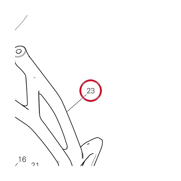 Plaque G. arrière — réf. 8241A741AA | Ducati Store
