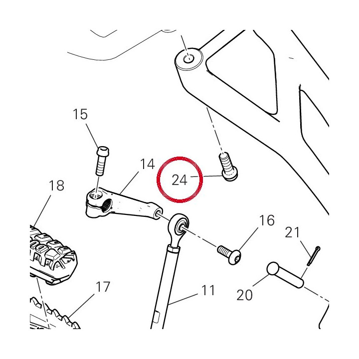 Chhs screw M8X22 10.9 rdb — réf. 7715124BFA | Ducati Store