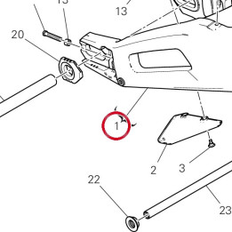Bras oscillant arrière — réf. 37022654AA | Ducati Store